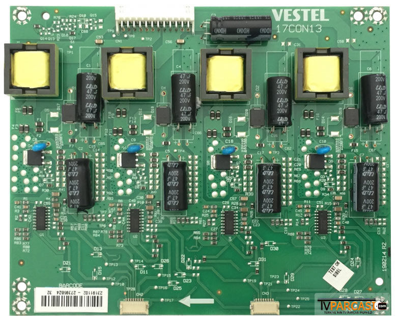  17con13, 23191102, 190214 R2, Led Driver, Inverter Board, Vestel, Ves650udea-2d-s01, Ves650udea-3d-s01, 23229828, Vestel Smart 65fa7500 65 Led Tv