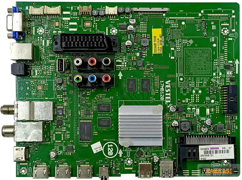  17mb120, 23367615, 23367616, Vestel 3d Smart 43ub9300 43 Led Tv, Ves430qnel-3d-u01