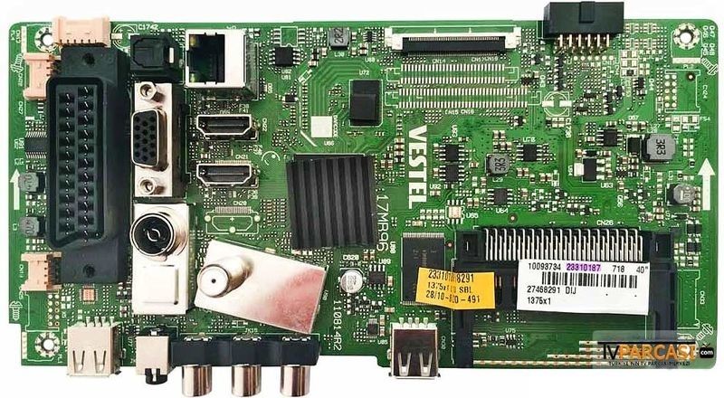 23310187, 23310188, 17mb96, Ves400unvs-2d-n03, Vestel 40fa7100 Led Tv