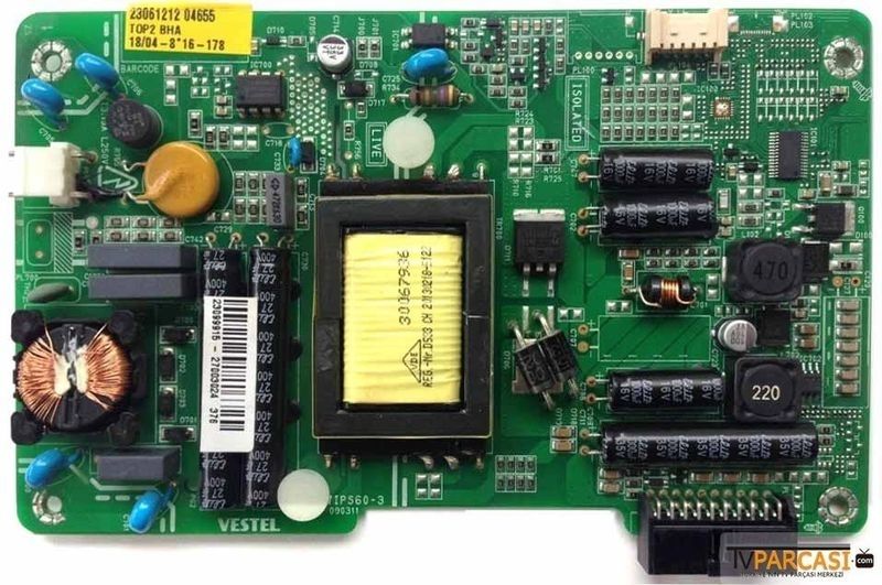  23099909, 20561534, 17ıps60-3, 090311, Vestel Led Tv Power Board