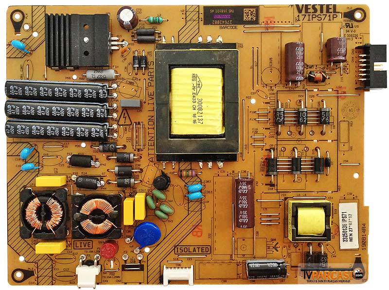  23227897, 23250136, 17ıps71p, 190814r4, Vestel Led Tv, Power Board