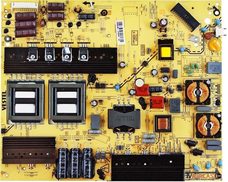  23232185, 23232203, 17pw03-9, 250714, Lta550fw01, Vestel 55ca9550, Vestel 4k 3d Smart 55ca9550 55 Curved Led Tv