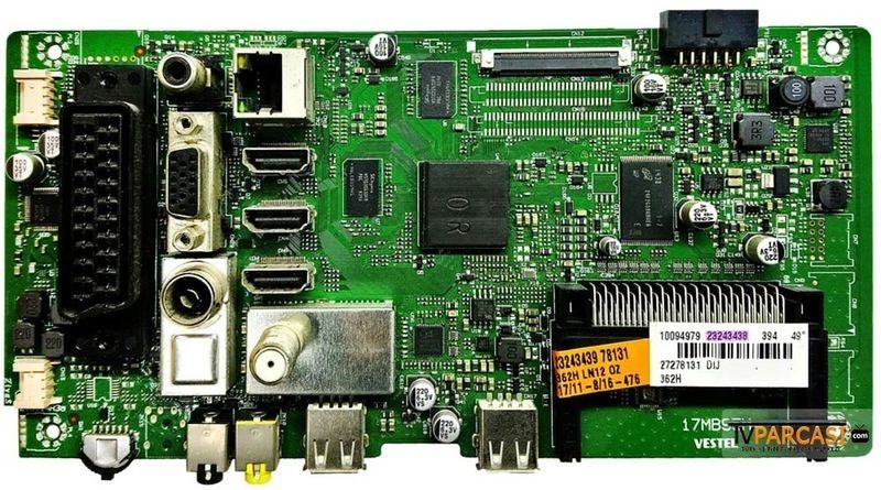  23243438, 23243439, 17mb95m, 49fa7000, Ves490undl-n01, Main Board, Vestel 49