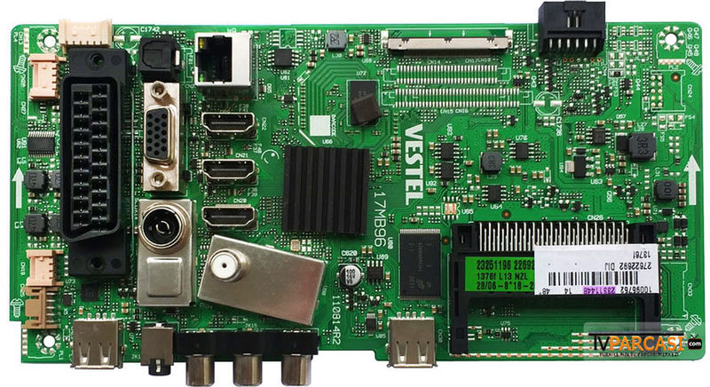  23311448, 23351196, 17mb96, 110814r2, Ves480unvs-2d-m04, Ves480unvs-2d-m05, 23282928, Vestel 48fa7500 48 Led Tv, Vestel Smart 48fa7550 48 Led Tv