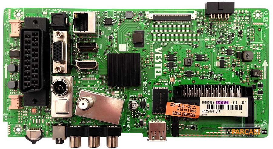  23328552, 23326560, 17mb96, 110814r2, Ves430undl-2d-n01, Ves430undl-2d-n12, Seg 43sc7600 43 Smart Tv, Regal 43r6000fm