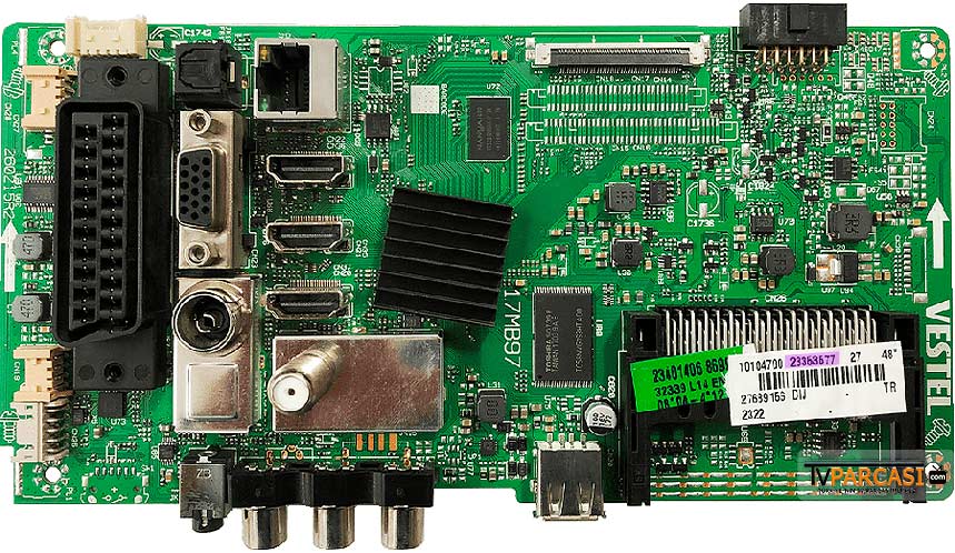 23353577, 17mb97, Ves480unes-2d-u01, Vestel Smart 48fb7500 48 Led Tv