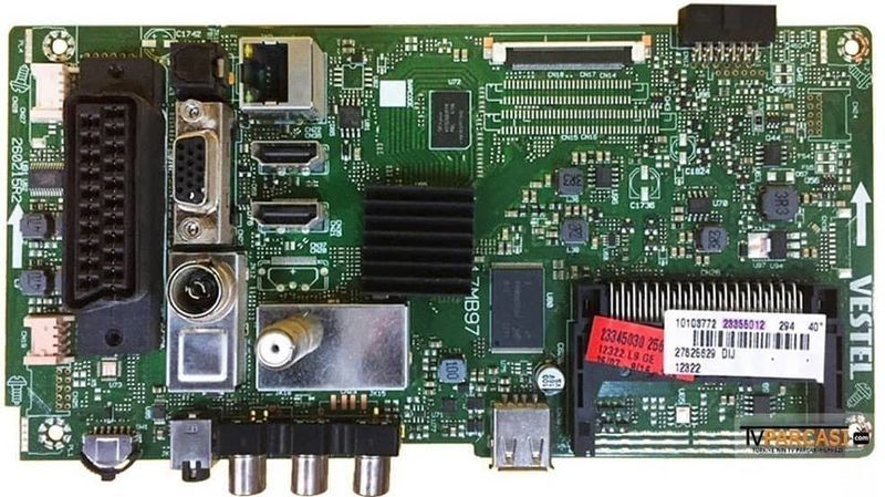 23355012, 23345030, 17mb97, Main Board, Ves400unvs-2d-n05, Ves400unvc-2d-n05, Regal 40r6015f