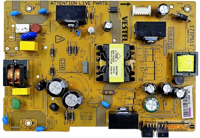  23366453, 17ıps11, Vestel 40fa5050, Power Board