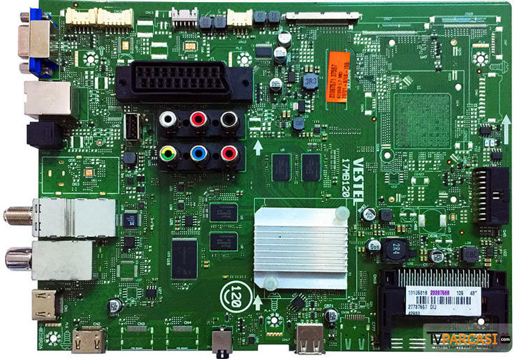  23367566, 23367571, 17mb120, Ves430qndl-2d-u11, 23369162, Vestel 4k Smart 43ub8600 43 Led Tv