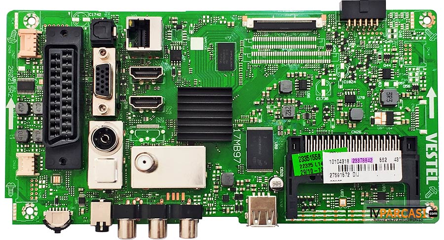  23378842, 23351558, 17mb97, Ves430unda-2d-n12, Seg 43sc7600 43 Smart Led Tv