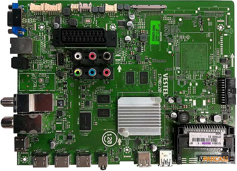  23410723, 23409478, 17mb120, 040316r2a, Main Board, Ves550qnds-2d-n12, 23393692, Vestel 4k Smart 55ua8300 55 Led Tv