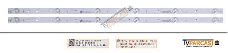 32inch-2bar*6led-EMC3030X2, YS-L E469119, YAL13-00630301-09, LC320DXY-SLAA, LSC320AN10-H03, SUNNY SN32DAL3038/1022