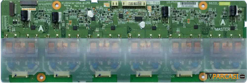  6632l-0159b, Kubnkm108a, Kubnkm108a Alps Rev 2.0, Master Inverter Board, Lc470wu1 (sl)(02), 6900l-0046c