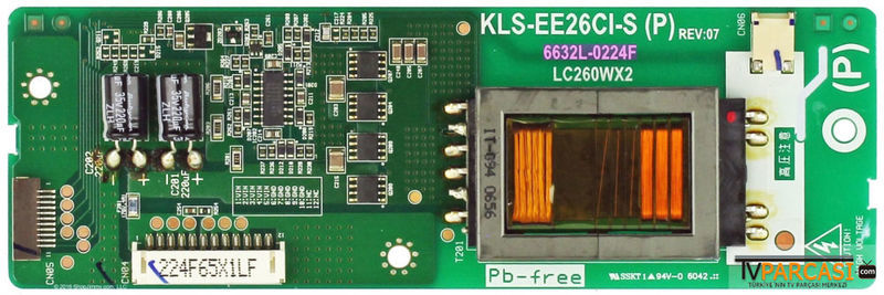  6632l-0224f, Kls-ee26cı-s (p), Lc260wx2, Inverter Board, Lc260wx2-slb2, 6900l-0075c