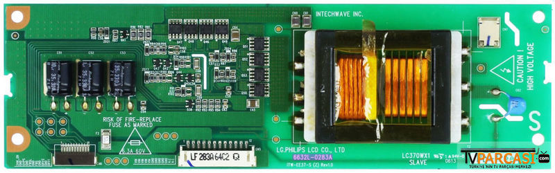6632L-0283A, LC370WX1, ITW-EE37-S, Backlight Inverter Slave, Inverter ...