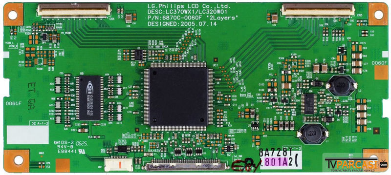  6871l-0801a, 6870c-0060f, Eat34821601, 996510005786, Lc370wx1-sl02, Lc370wx1-sl04