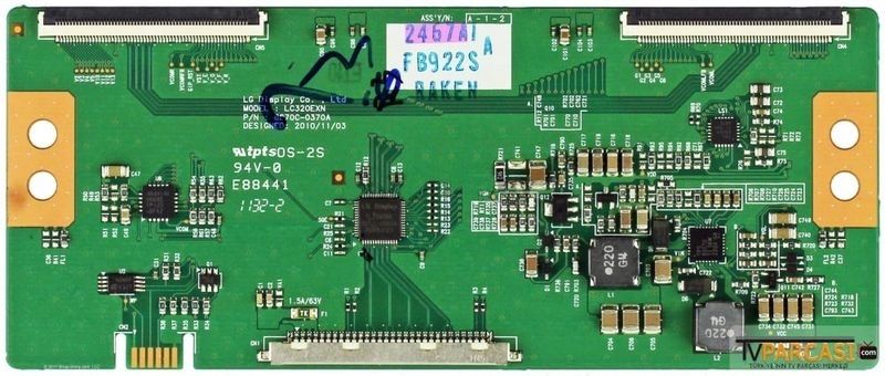  6871l-2467a, 6870c-0370a, Lc320exn-sda1, Lg 32lv3400, T-con Board, Lg Display