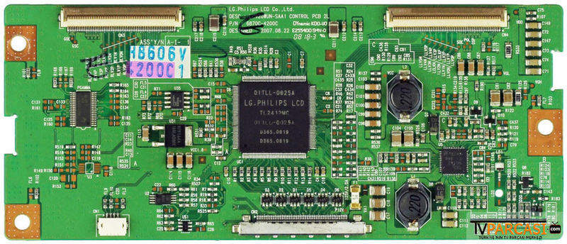  6871l-4200c, 4200c, 6870c-4200c, Lc420wun-saa1 Control Pcb 2l, T-con Board, Lg Philips, Lc420wun-saa1