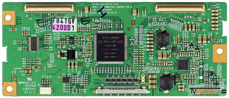  6871l-4200d, 4200d, 6870c-4200c, Lc420wun-saa1 Control Pcb 2l, T-con Board, Lg Philips, Lc420wun-saa1