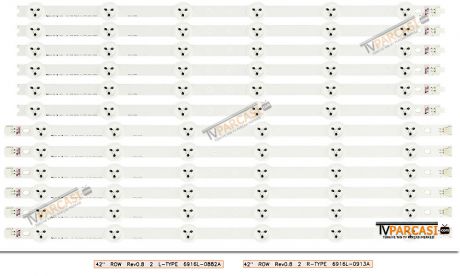 6916L-0913A, 6916L-0882A, 42 ROW Rev0.8 2 R-TYPE, 42 ROW Rev0.8 2 L-TYPE, LED Backlight, LC420DUN-SEU1