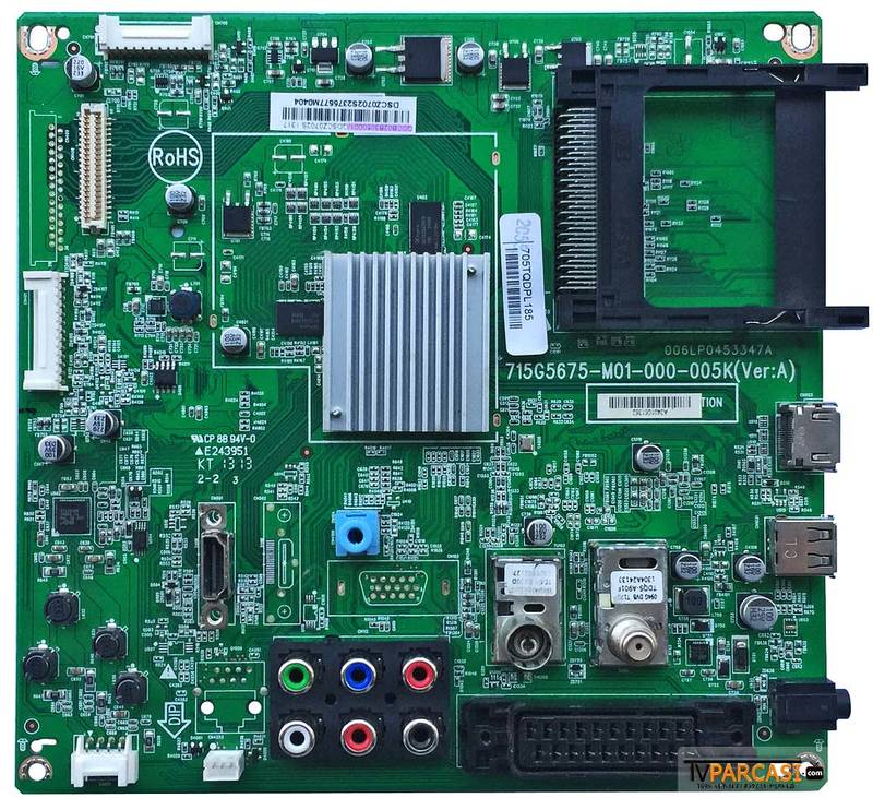  715g5675-m01-000-005k, A3401051352, 715g5675-m01-000-005k-ver.a, Qdcb02b30500001, Qdscz0702s, Tpt390j1-hj1l02, Philisp Led Tv Ssb Board, Phılıps 39pfl3108k, 39pfl3108k