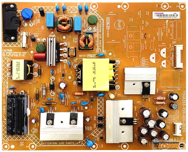  715g6353-p01-000-002h, Adtvd1210ab9, Adtvd1210a89, Esp61600x, 996590020576, Lc420dun-pgp1, 6900l-0700d, Philips 42pfk5909-12, Philips 42pfk6309-12