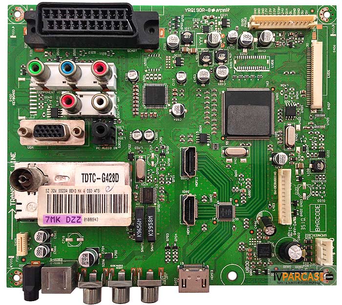  7mk Dzz, Yrq190r-8, Lta320ap06, Arçelik Tv 82-203 3hd Lcd Tv