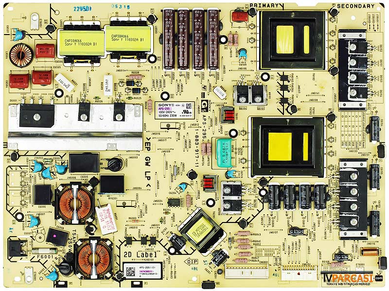  Aps-295, 1-883-917-11, 4-268-839-01, 147430611, Sony Kdl-46hx720, Sony Kdl-46nx723, Kdl-46hx729