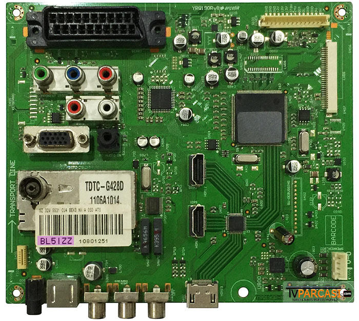  Bl5ızz, Bl5 Izz, Yrq190r-8, Lta320ap06, Arçelik 82-203 3hd