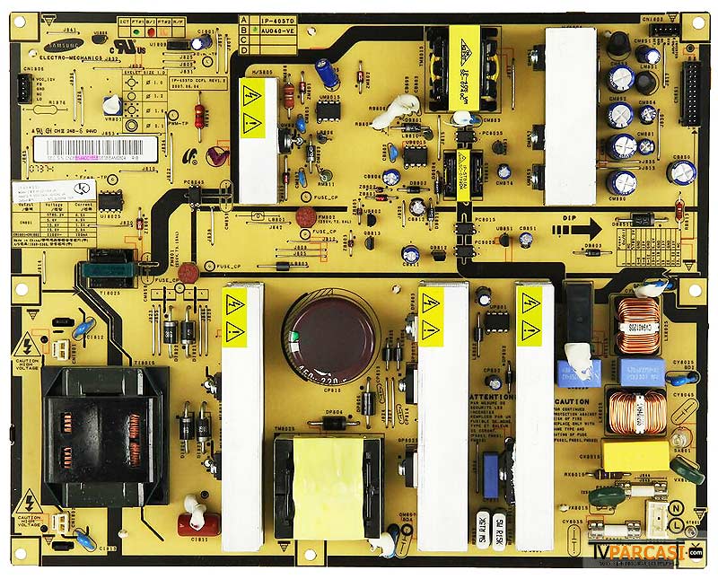  Bn44-00165b, Auo40-ve, Ip-231135a, Samsung Le40r86bdx, Samsung Le40r87bdx, Le40r88bdx