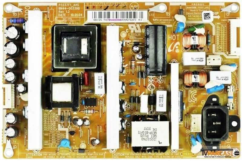 Le37a430t1 бледное изображение