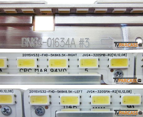 BN64-01634A, D411013AO, 2011SVS32-FHD-5K6K6.5K-LEFT, JVG4-320SMA-R2(10,12,08), 2011SVS32-FHD-5K6K6.5K-RIGHT, JVG4-320SMB-R2(10,12,08), LED Strip, LED Backlight, Samsung, LTJ320HN01-J, LTJ320HN01-L, LTJ320HN03-J, Samsung UE32D5000, Samsung UE32D5500