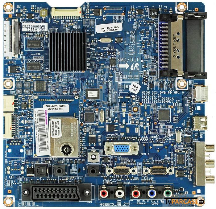  Bn94-03257b, Bn41-01361a, Hıgh-sx1-dvb-pd-mp1.0, S42ax-yb09, Samsung Ps42c450b1