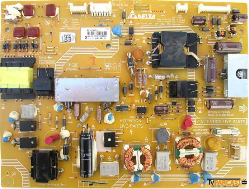  Dps-119ap, Dps-119ap A, 272217190581, Lta400hv04, Philips 40pfl5007h-12, Philips 40pfl5507h-12