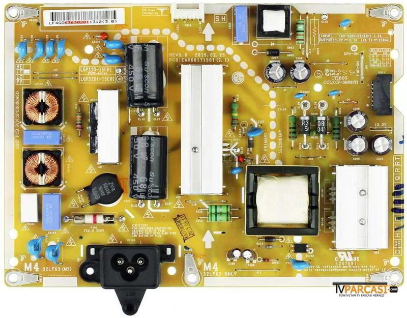  Eay63630201, Eax66171501(2.0), Lgp32dı-15ch1, Pldc-l401a, 32lf63, Lg 32lf650v, Lg 43lh560v