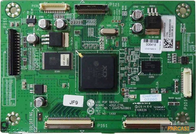  Ebr56998304, Eax57622801, Logic Board, Pdp42g2, Lg 42pq6000-za