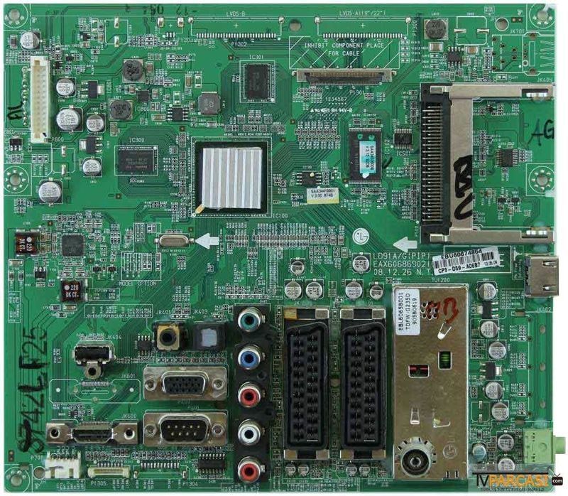 Carte Mère Pour TV LG 42LF2500 Et Compatibles - EAX60686902 - Occasion Fonctionnelle