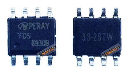FDS6930B, FDS6930, FDS6930B, N-Kanal 30V 5.5A 8-SOIC MOSFET