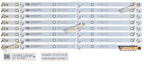 K430WDC1_A3, 4708-K430WDC-A3113N11, K430WDK3, K430WDC2, K430WDC1, Philips 43BDL4012N/62