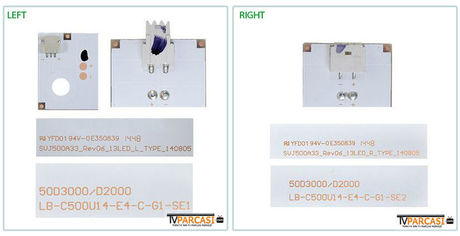 LB-C500U14-E4-C-G1-SE1, LB-C500U14-E4-C-G1-SE2, SVJ500A33-Rev06-13LED-L-TYPE-140805, 50D3000-2000, SVJ500A33-Rev06-13LED-R-TYEPE-140805, LED Backlight, SUNNY SN50L8050-0224-U UHD LED TV, Sunny SN050LD8050-SSDU