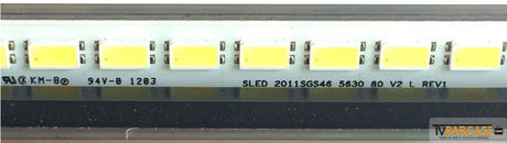 LJ64-03057A, 46-L 1D, SLED 2011SGS46 5630 80 V2 L REV1, LED Backlight, Samsung, LTA460HQ11, LJ96-05748B