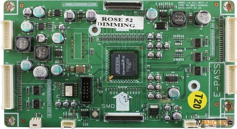  Bn94-01449a, Bn41-00892d, Ld_all_rev1.4, Rose 52 Dımmıng, Invertor Control Board, Samsung, Lta400ha04, Samsung Le52f96bd