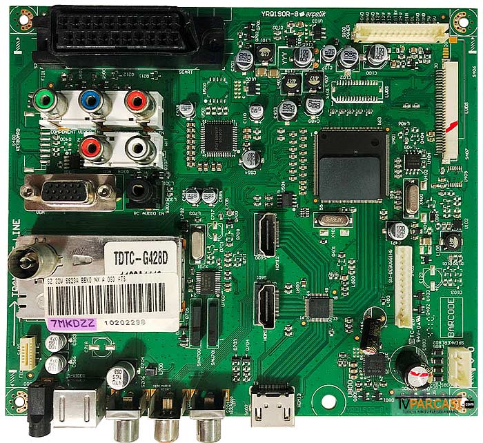  7mkdzz, Yrq190r-8, Main Board, Lta320ap06, Lj96-05186c, Arçelik Tv 82-203 3hd Lcd Tv